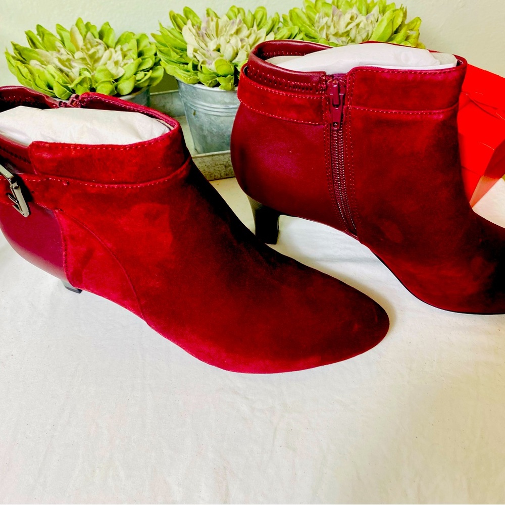 Wine Dress Boots